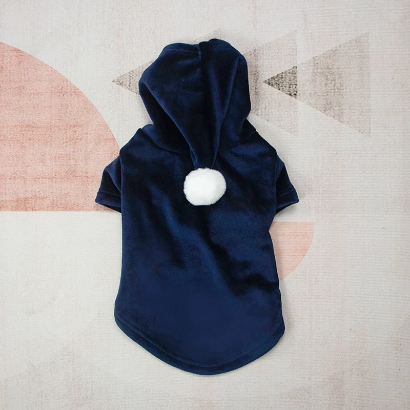 Pet Clothes Big Sale Autumn and Winter Thin Velvet Hooded Two-Leg Sweater Cat Teddy Bichon Jarre Aero Bull Small and Medium-Sized Dogs Dog