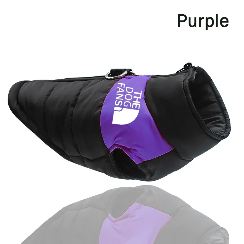 Winter Warm Pet Dogs Clothes Outfit Pet Vest Zipper Jacket Coats Waterproof For Small Medium Large Dogs French Bulldog Labrador