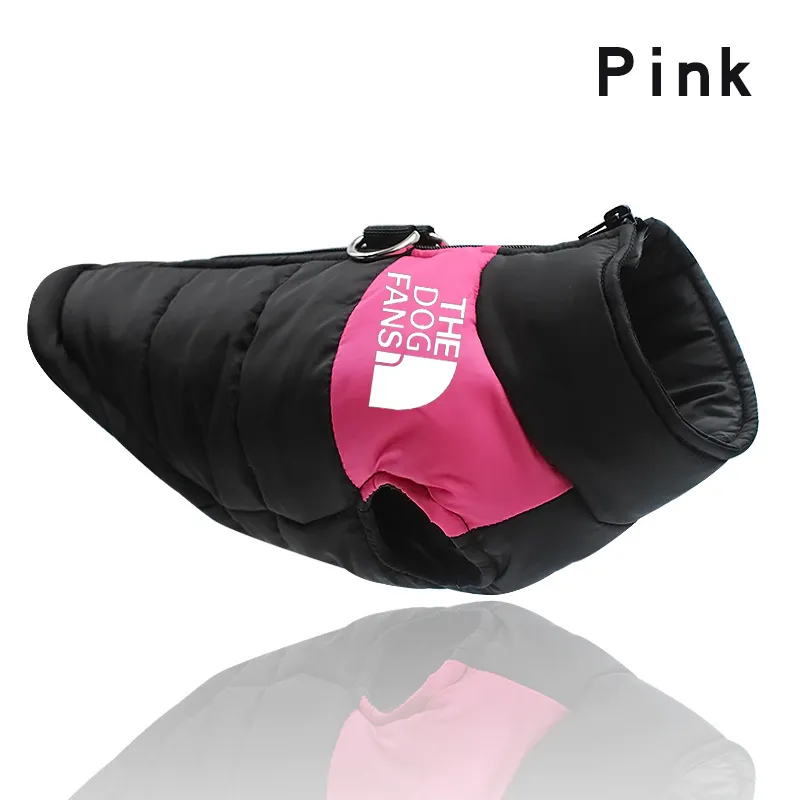 Winter Warm Pet Dogs Clothes Outfit Pet Vest Zipper Jacket Coats Waterproof For Small Medium Large Dogs French Bulldog Labrador