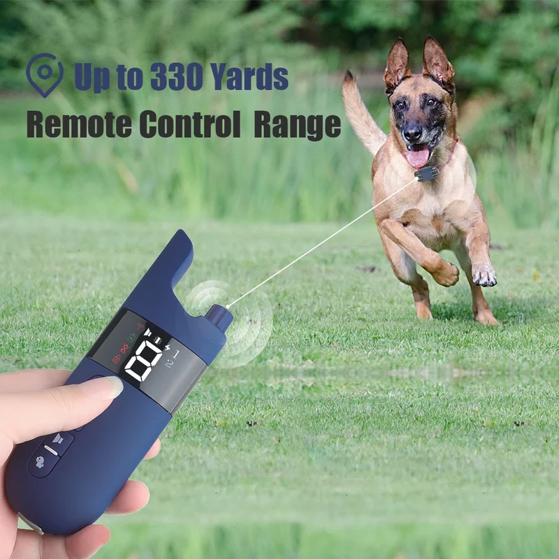 MASBRILL 800m Electric Dog Training Collar Light IP7 Waterproof Pet Remote Control With Shock Vibration Sound Function Collars
