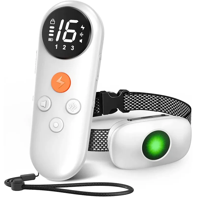 TinMiu New Electric Training Collar Rechargeable Anti Bark Dog Collar with Remote IPX7 Waterproof For Small Medium Large Dogs