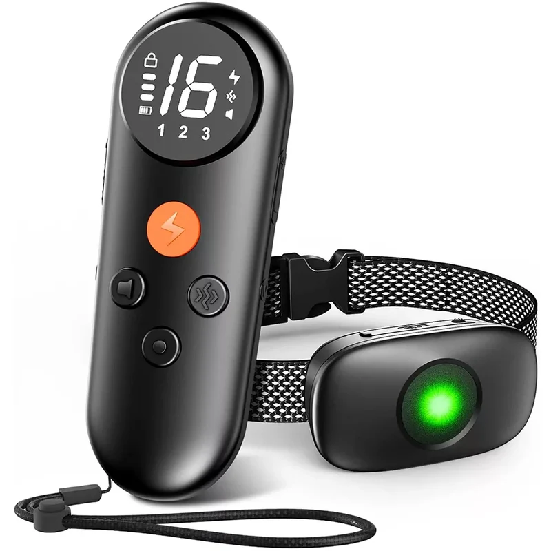TinMiu New Electric Training Collar Rechargeable Anti Bark Dog Collar with Remote IPX7 Waterproof For Small Medium Large Dogs