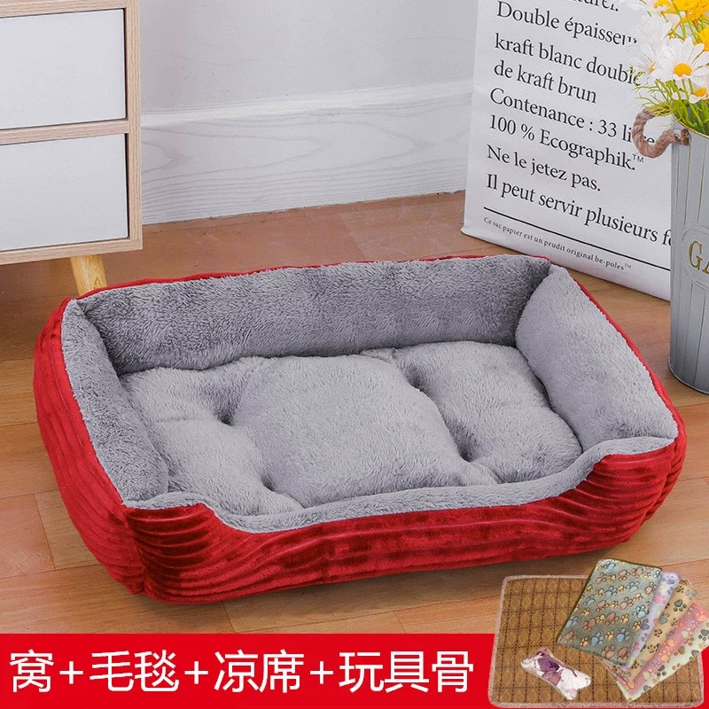 All Year Round Neutral Doghouse Cathouse Winter Warm Teddy Dog Sleeping Mat Floor Mat Pet Bed Products for Summer Dog Bed