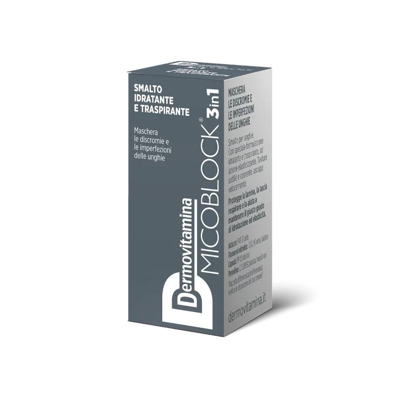 Dermovitamina Micoblock 3 In 1 Smalto Grigio 5ml