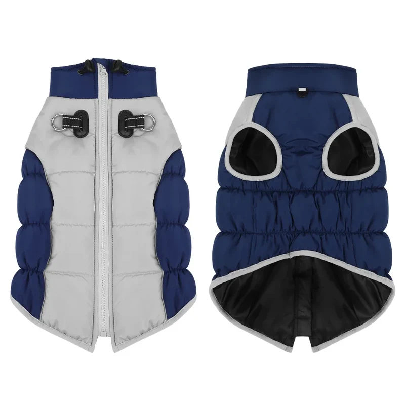Big Dog Jacket Waterproof Dog Clothes for Medium Large Dogs Winter Pet Costume French Bulldog Coat Labrador German Shepherd Vest