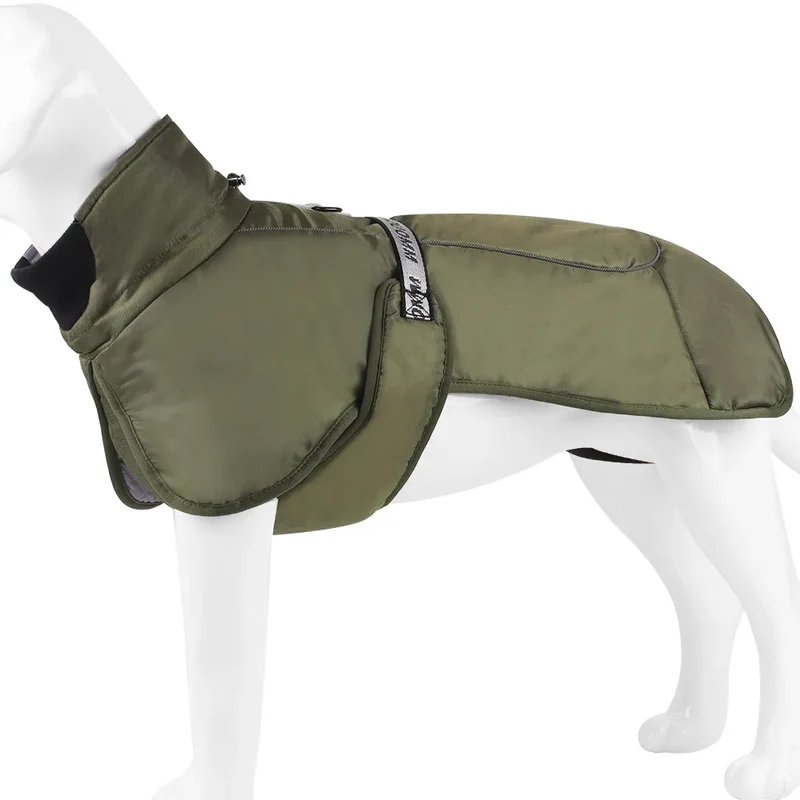 Winter Dog Clothes For Medium Large Dogs Windproof Reflective Warm Jacket Coat French Bulldog Coat Dachshund Labrador Outfits