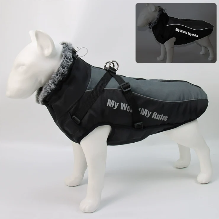 Dog Clothes Autumn and Winter Clothes Medium Large Dog Corgi Golden Retriever Puppy Special Winter Heattech Thick down Jacket Cotton-Padded Clothes