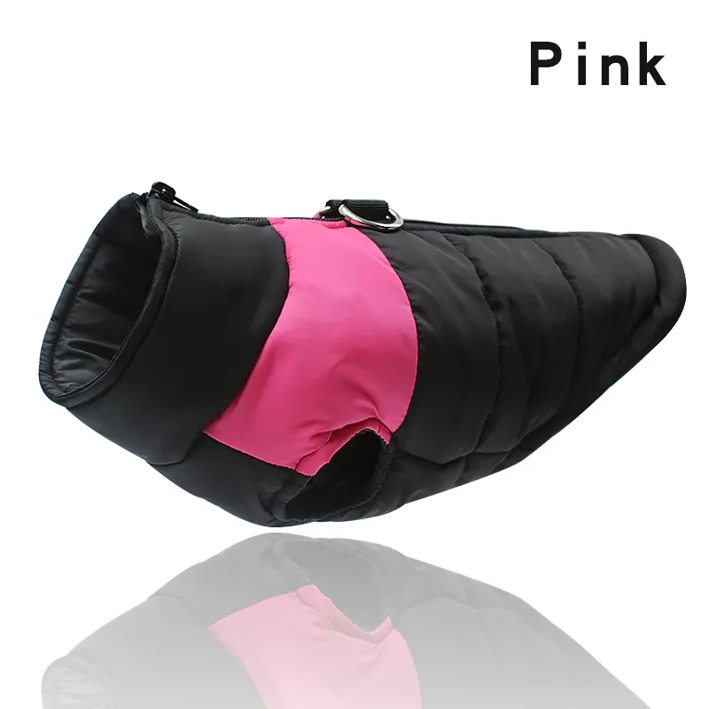 Waterproof Dog Clothes Vest Jacket Fashion Thicken Warm Dog Cotton Coat For Small Large Dogs Puppy Pug Coat Dogs Pets Clothing