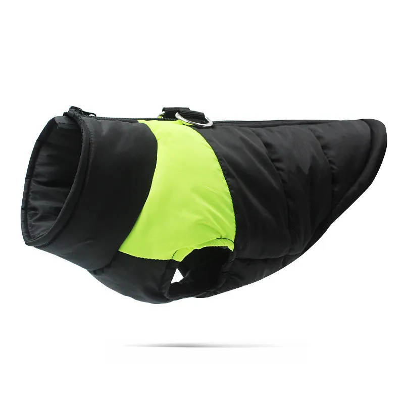 Winter Warm Dog Clothes Waterproof Outfit Vest For Big Small Medium Dogs Pet Puppy Padded Labrador French Bulldog Jacket Coat
