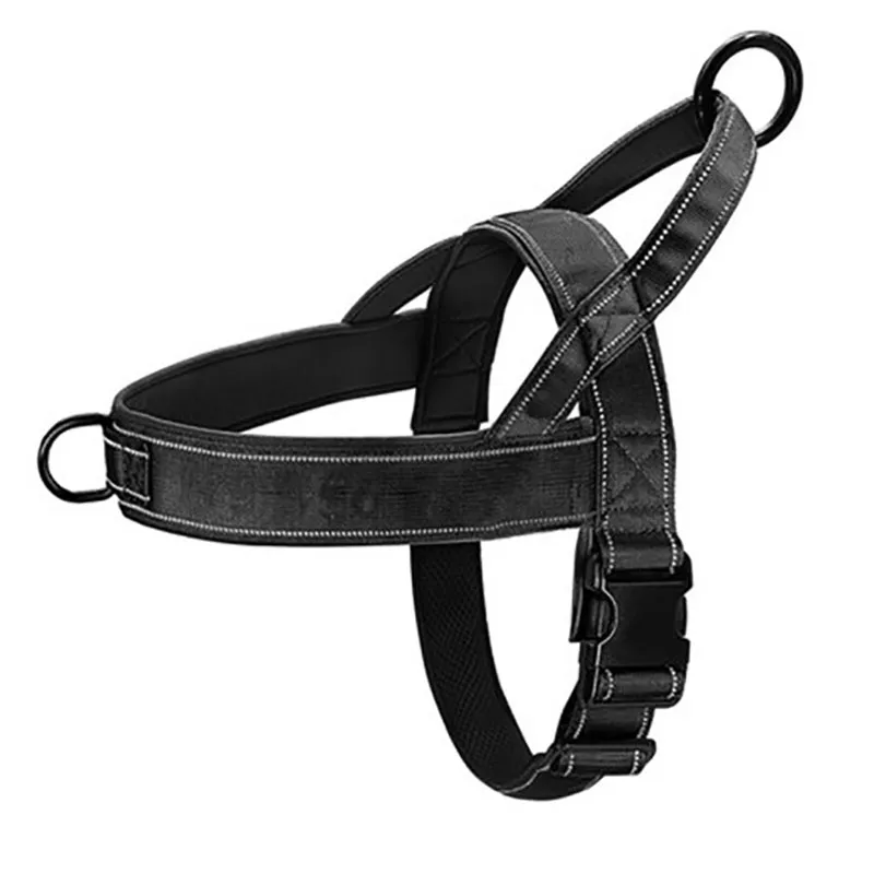 Large Dog Harness Military Training No Pull Pet Dog Harness Vest Reflective Tactical Harnesses For Medium Large Dogs Bulldog