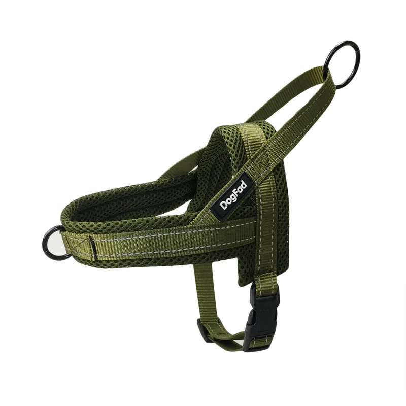 No Pull Dog Harnesses Mesh lining Adjustable Pet Walking Training Vest For Small Medium Large dogs Reflective Nylon leash