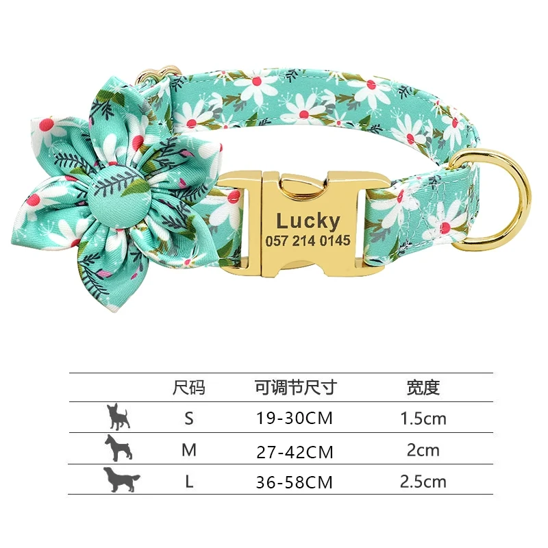 Teddy Lettering Anti-Lost Medium Large Dog Pet Dog