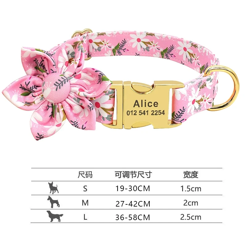 Teddy Lettering Anti-Lost Medium Large Dog Pet Dog
