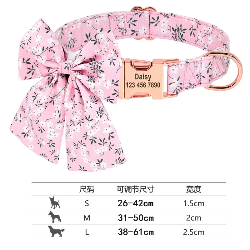 Teddy Lettering Anti-Lost Medium Large Dog Pet Dog