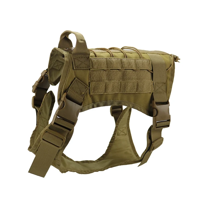 1000D Outdoor Medium Large Dog Training Dog Clothes Malinois Clothes Vest Molle Tactical Self-Carrying Dog Vest