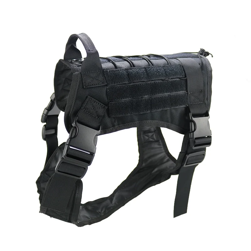 1000D Outdoor Medium Large Dog Training Dog Clothes Malinois Clothes Vest Molle Tactical Self-Carrying Dog Vest