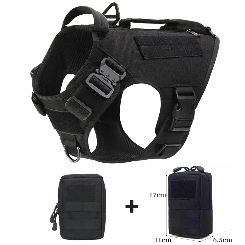Outdoor Tactics K9 Medium and Large Patrol Dog Vest Military Fans Training Special Service Dog Vest Molle Chest Sling