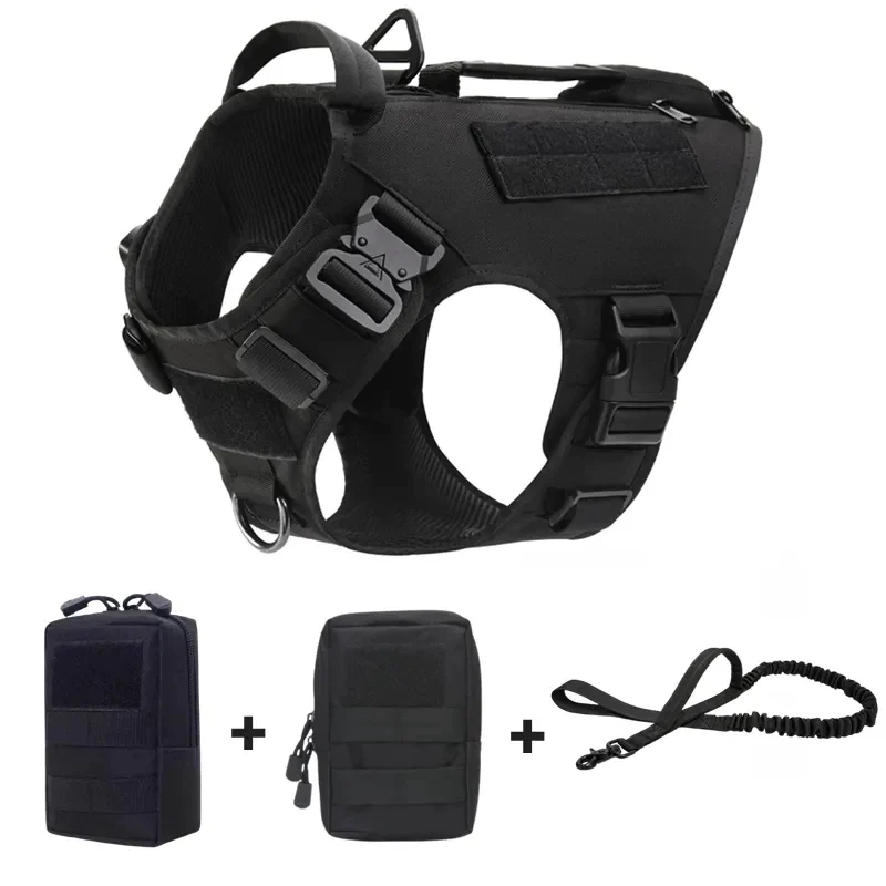 Outdoor Tactics K9 Medium and Large Patrol Dog Vest Military Fans Training Special Service Dog Vest Molle Chest Sling