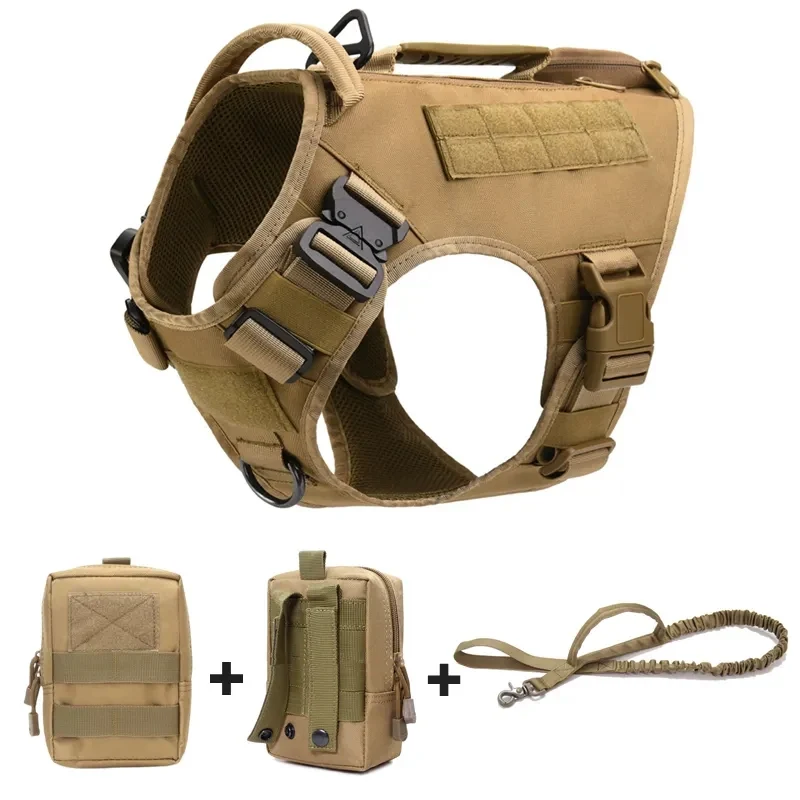 Outdoor Tactics K9 Medium and Large Patrol Dog Vest Military Fans Training Special Service Dog Vest Molle Chest Sling