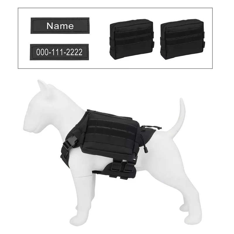 Personalized Name Dog Harness Customized Phone Breathable Adjustable Pet Harness for Medium Large Dog Chest Strap Vest