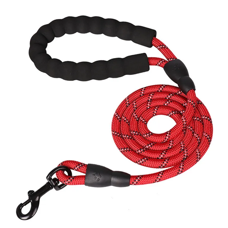 150/200/300cm Strong Dog Leash Reflective Pet Leashes Long Lanyard Walking Traction Rope for Puppy Small Medium Large Big Dogs