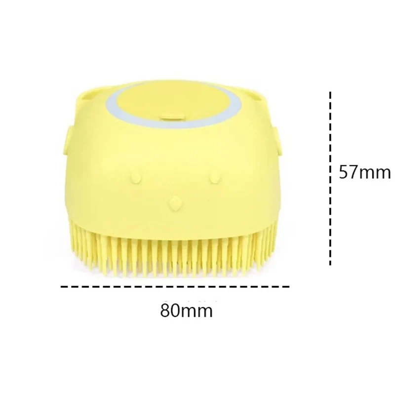 Pet Accessories Shampoo Massager Brush Bathroom Puppy Cat Massage Comb Grooming Shower Brush For Bathing Soft Brushes For Dogs