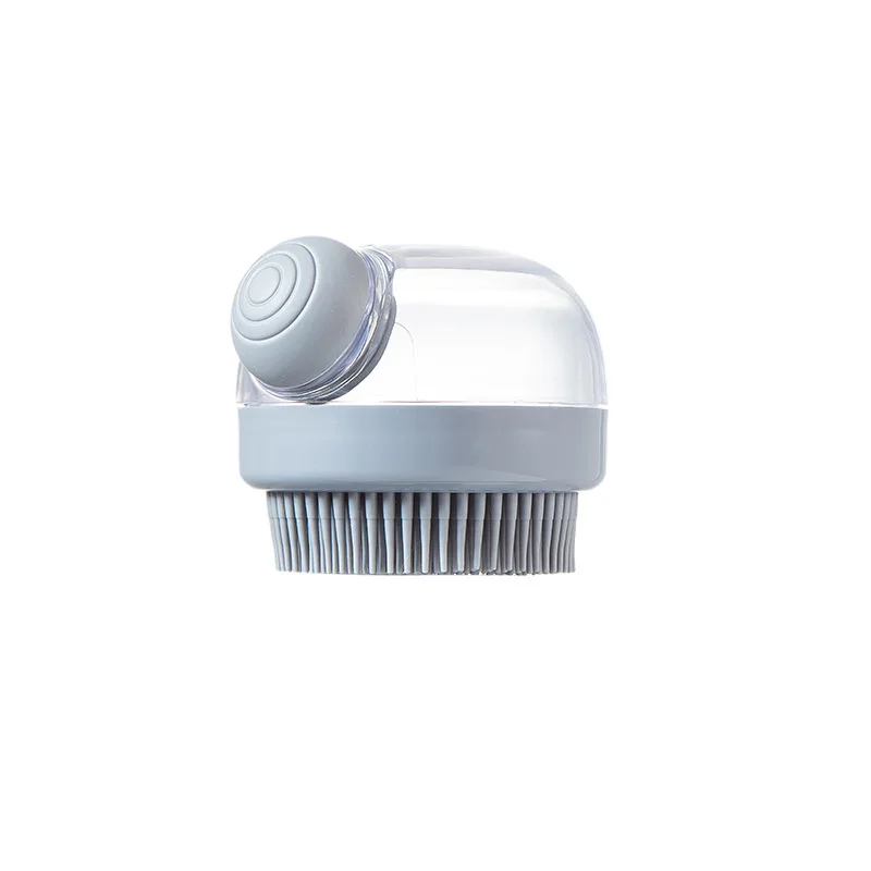 Bathroom Dog Bath Brush Massage Gloves Soft Safety Silicone Comb with Shampoo Box Pet Accessories for Cats Shower Grooming Tool