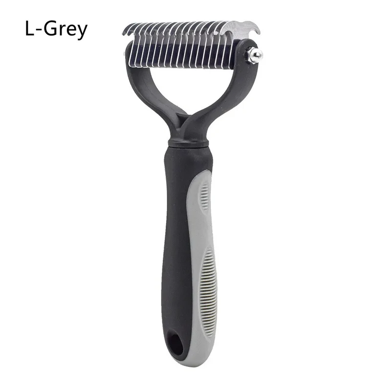 New Hair Removal Comb for Dogs Cat Detangler Fur Trimming Dematting Brush Grooming Tool For matted Long Hair Curly Pet