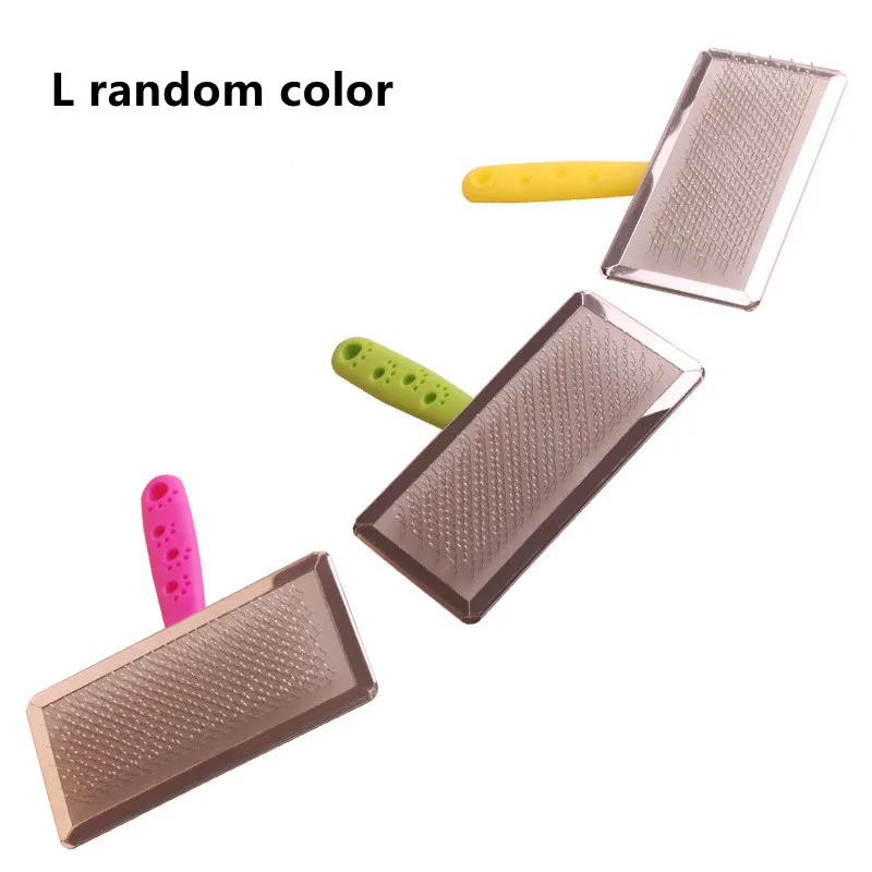 Pet Dog Comb Hair Removal Stainless Stee Knot Grooming Comb Puppy Dog Accessories Brush Needle Comb Dog Supplies Pets Cleaning