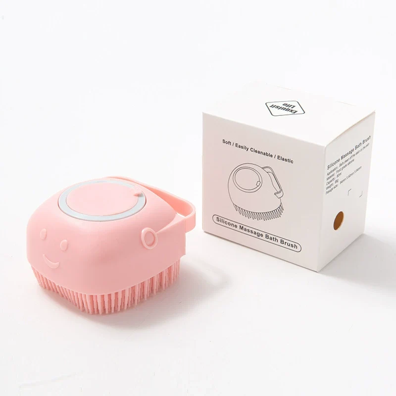 Dog Cat Bath Brush Multifunctional Silicone Bath Brush Cleaning Artifact Massage Brush Pet Supplies