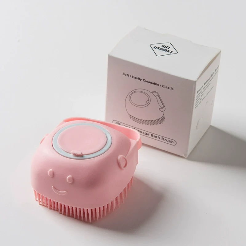 Midsummer Night Pet Silicone Massage Bath Brush Cat and Dog Bath Special Shower Gel Brush Cleaning Supplies