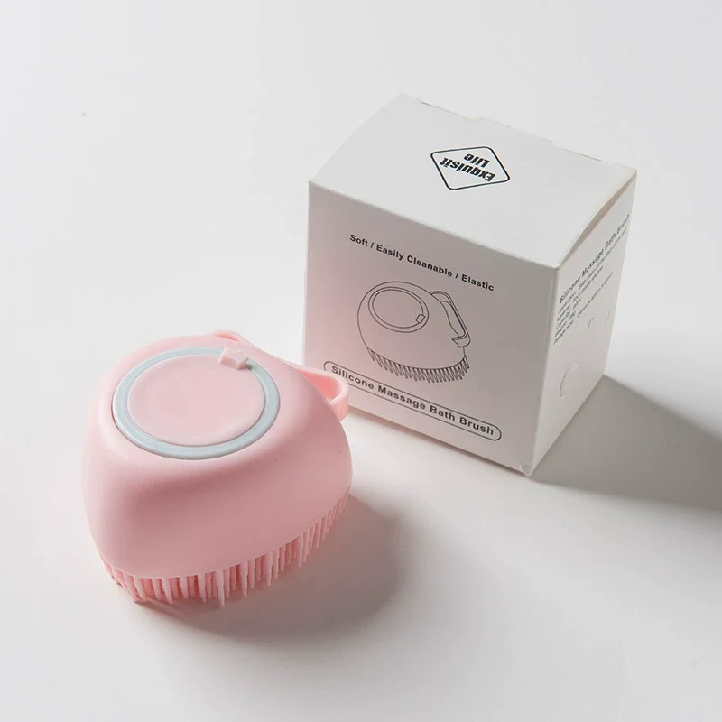 Midsummer Night Pet Silicone Massage Bath Brush Cat and Dog Bath Special Shower Gel Brush Cleaning Supplies