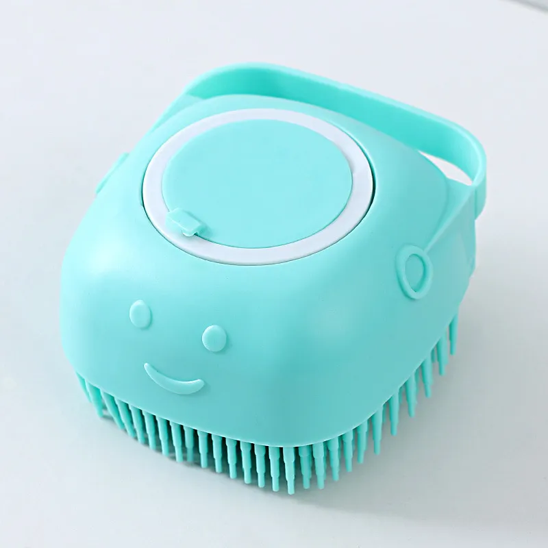 Pet Silicone Bath Brush Functional Beauty Brush Massage Pet Hair Remover Dog Comb Pet Dog Grooming Supplies Pet Accessories