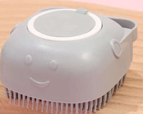 Pet Silicone Bath Brush Functional Beauty Brush Massage Pet Hair Remover Dog Comb Pet Dog Grooming Supplies Pet Accessories