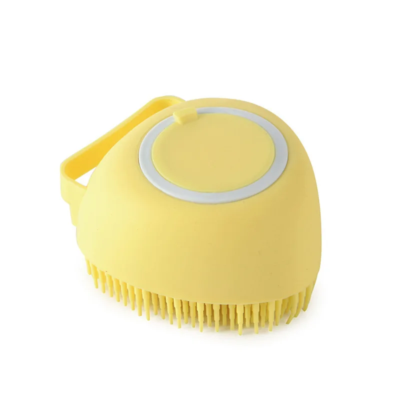 Pet Silicone Bath Brush Functional Beauty Brush Massage Pet Hair Remover Dog Comb Pet Dog Grooming Supplies Pet Accessories