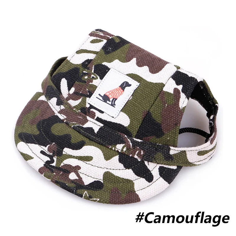 Pet Hat with Ear Holes Adjustable Baseball Cap for Large Medium Small Dogs Summer Dog Cap Sun Hat Outdoor Hiking Pet Products