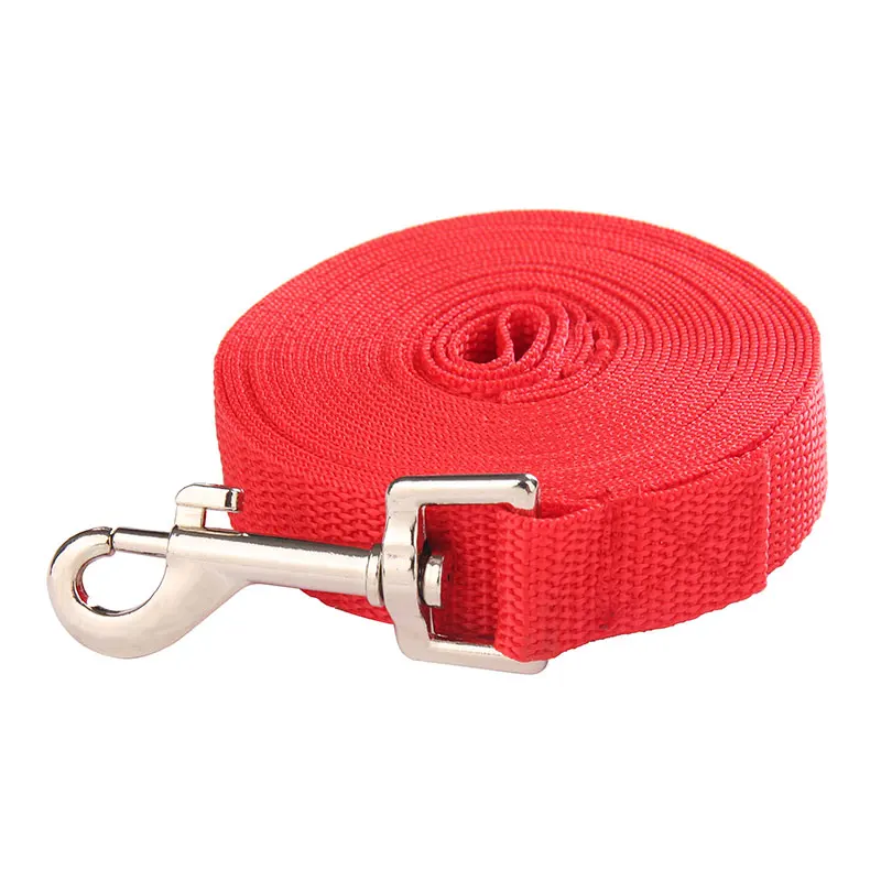 1.5 1.8 3 6 10 15 20 30 50M Solid Dog Leash For Large Dogs Pet Puppy Walking Training Lead Rope Big Dog Nylon Rope Long Leashes