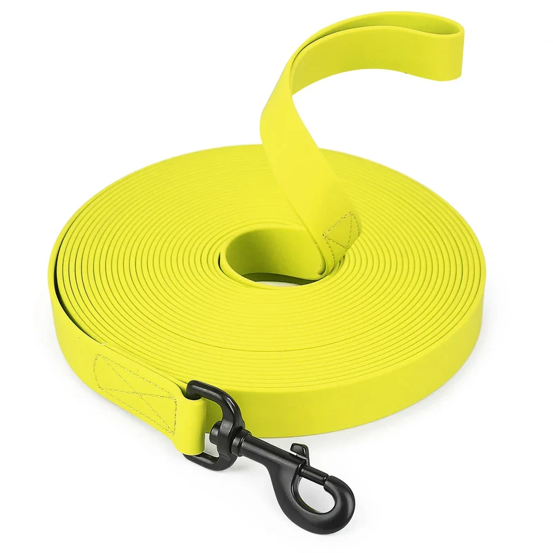 1.5m/3m/5m/10m Strong 2.5cm Width PVC Dog Leash Multicolor Durable Waterproof Dog Training Leash for Dogs