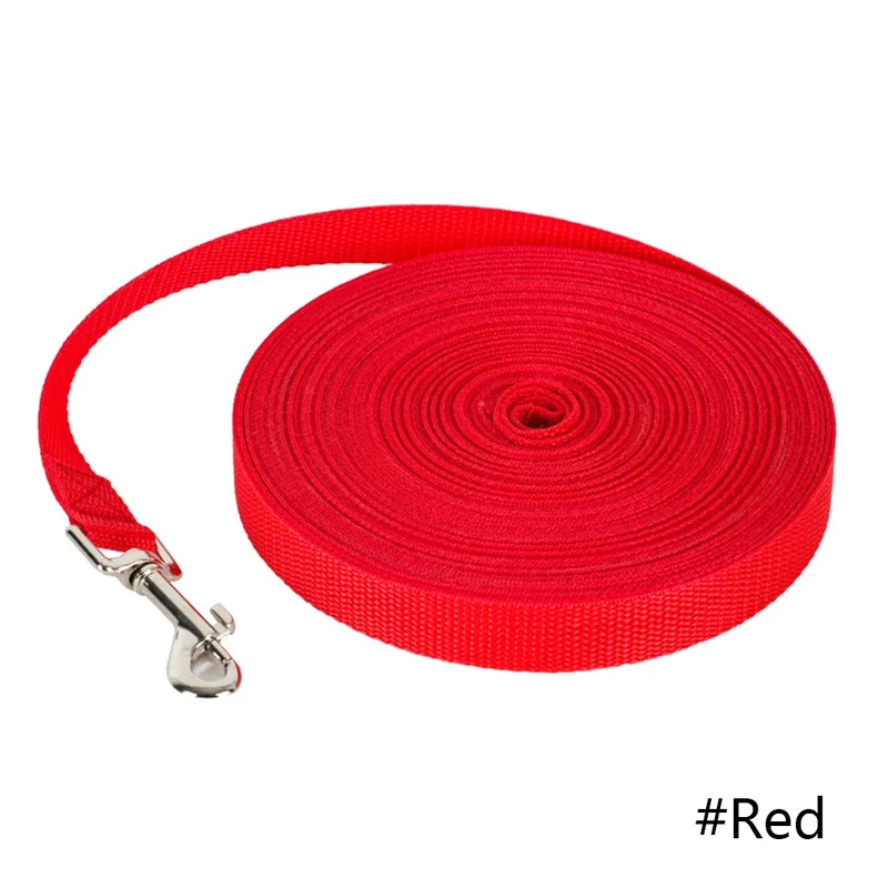 Long Tow Rope Nylon Dog Leashes 6 Colors 1.5M 1.8M 3M 4.5M 6M 10M Pet Walking Training Leash Cats Dogs Harness Collar Lead Strap