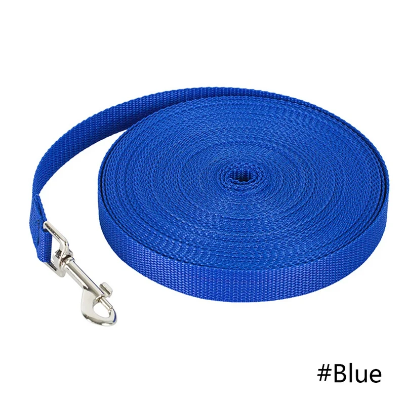Long Tow Rope Nylon Dog Leashes 6 Colors 1.5M 1.8M 3M 4.5M 6M 10M Pet Walking Training Leash Cats Dogs Harness Collar Lead Strap