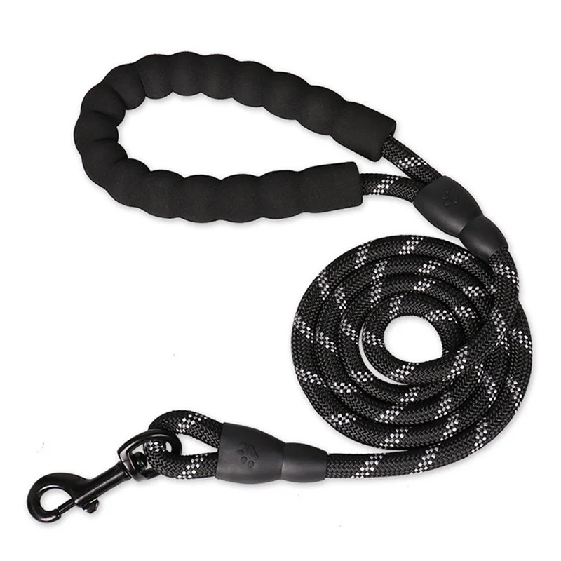 Long Dog Leash Reflective Outdoor Training Nylon Pet Leash 1.5m 2m 3m Lanyard Strong Rope for Small Medium Large Big Dogs Item