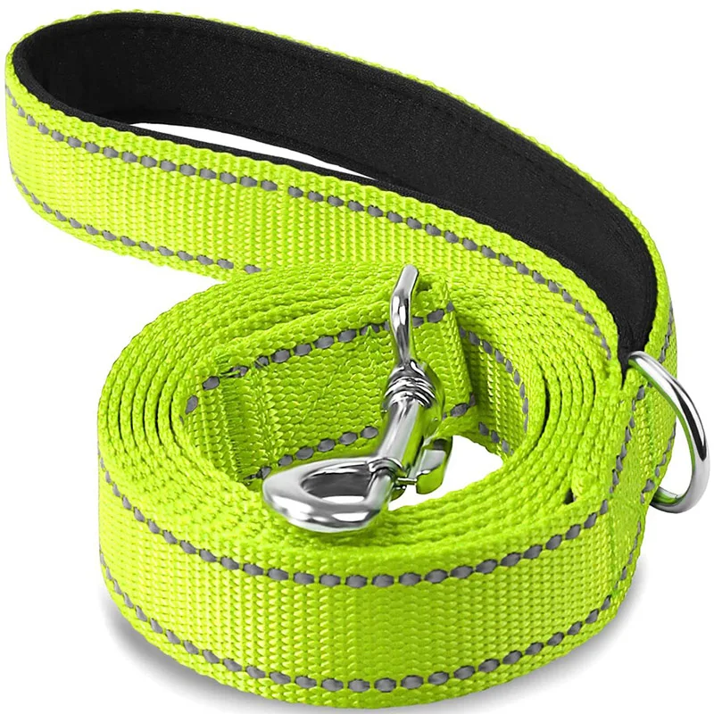 Night Reflection Dog Pet Towing Rope 1.2/1.5/1.8m Guard Rope Pet Walking Training Leash Cats Dogs Harness Collar Lead Strap