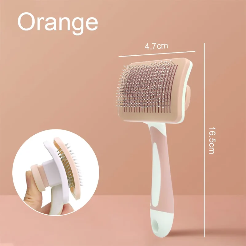 Pet Comb Cat Dog Brush Hair Removal Stainless Steel Needle Comb Hair Cleaning Beauty Skin Care Pet Dog Grooming Brushes Supplies
