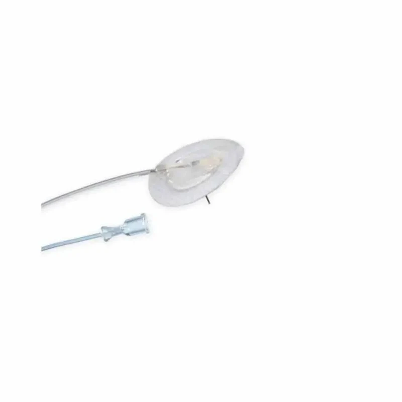 Set per Infusione Neria con Ago in Acciaio Siliconato Diametro Gauge27 Lunghezza 8mm Tubo in Poliuretano 80cm