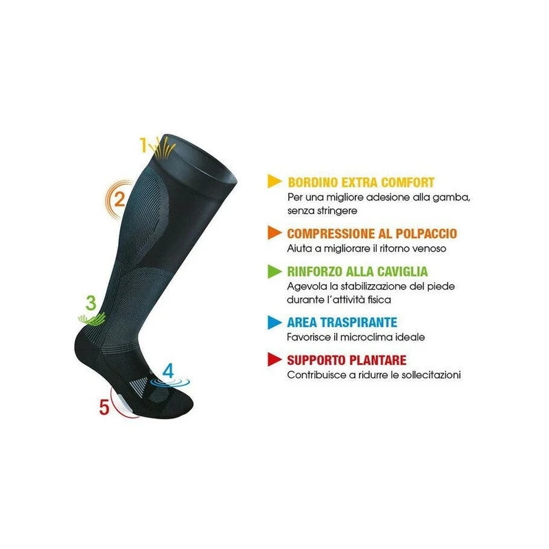 Sauber Sport Calza Unisex A Compressione
