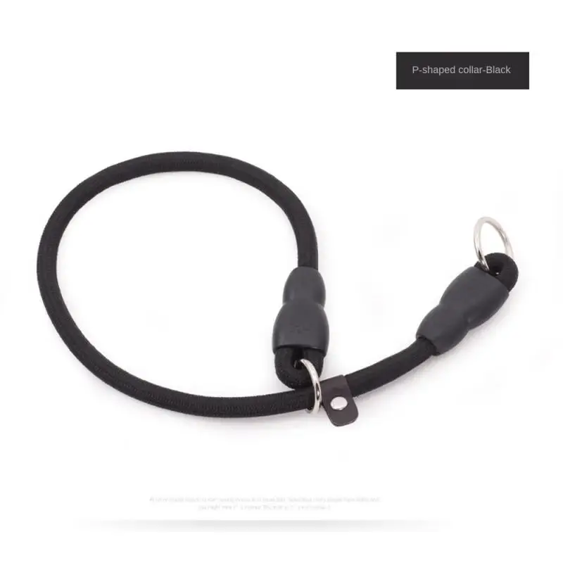 Pet P Chain Nylon Collar Dog Training Accessories Adjustable Size Big Dog Collar Harness Outdoor Training Leash Pet Supplies