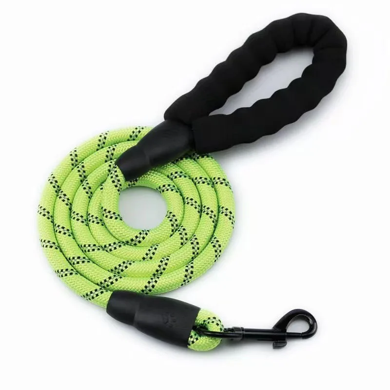 Pet Dog Reflective Towing Rope Dog Rope Dog Chain Round Rope Butler Hand Towing Strap