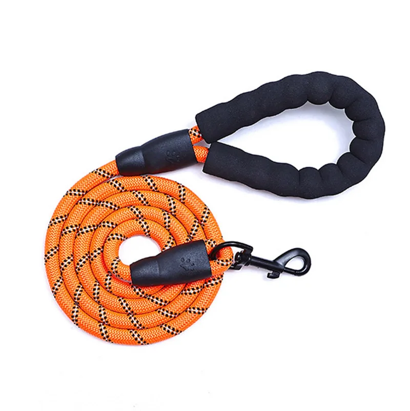 Pet Dog Reflective Towing Rope Dog Rope Dog Chain Round Rope Butler Hand Towing Strap