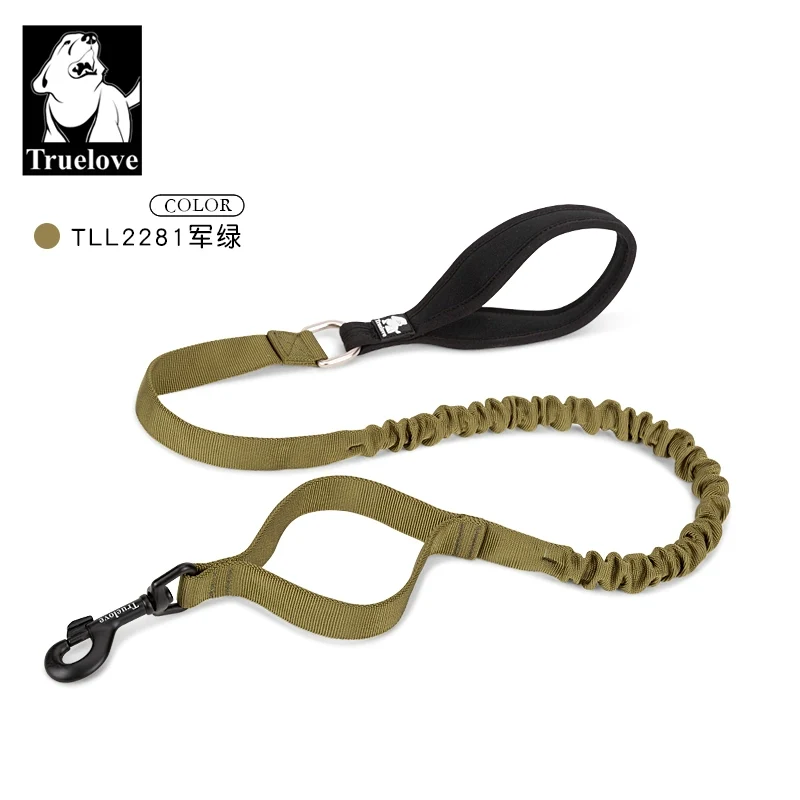 Truelove Dog Hand Holding Rope Explosion-Proof Okinawa Dog Chain with Golden Retriever Medium Large Dog Buffer Elastic String Dog Leash
