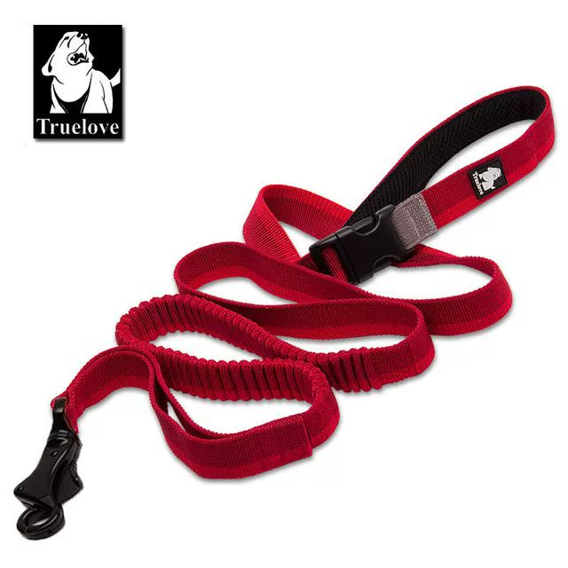 Dog Running Bungee Leash Hand-held Waistworn Adjustable Nylo